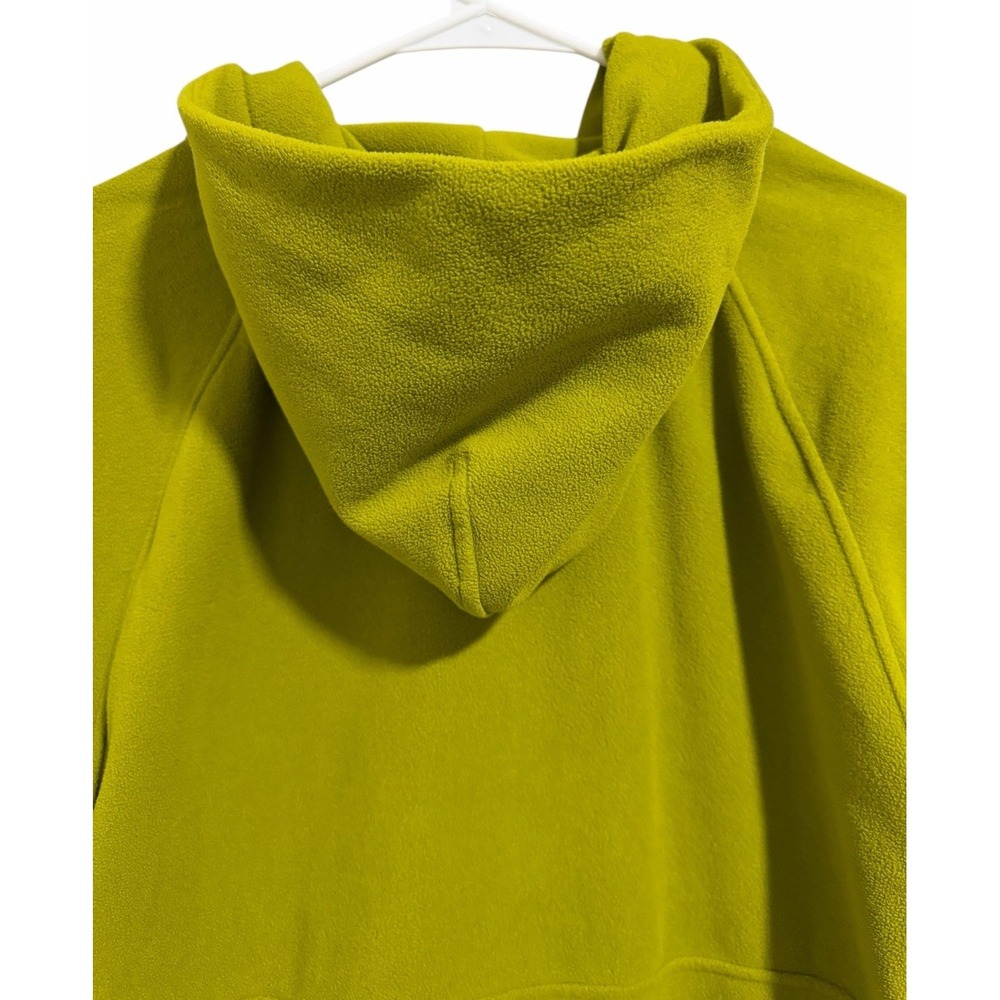 Mountain Hardwear Microchill Snap Neck Pullover Hoodie Green Women's Size Small - Picture 4 of 11